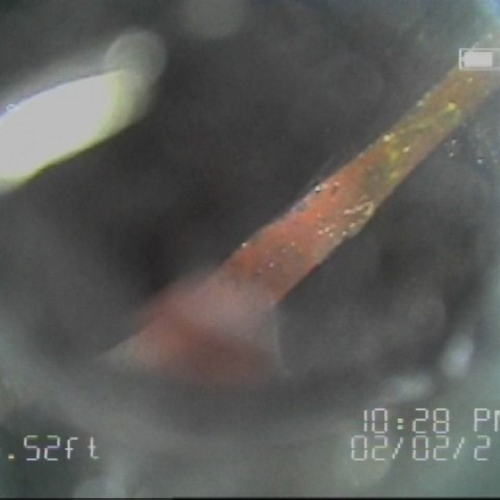 Collapsed, crushed or blockages in pipe