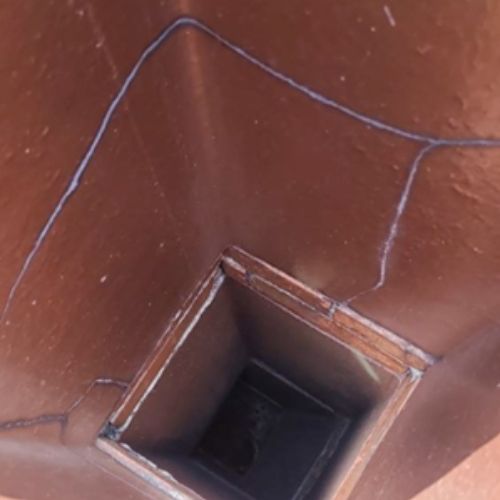 Cracked / deteriorated flue liner